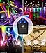 Battery Powered Stage Par Lights - OPPSK Rechargeable Par Lights 2 Pack with 4IN1 RGBW Full Color LED Remote DMX Control Wireless Uplights for Event DJ Live Show Wedding Party Church Stage Lighting