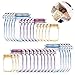 30PCS Lebensmittel Beutel,Wiederverwendbare gefrierbeutel,Mason Bag,Frische Reißverschlusstasche,Wiederverwendbare Lebensmitteltaschen,Food Storage Snack Bags,Lebensmittel Aufbewahrungsbeutel