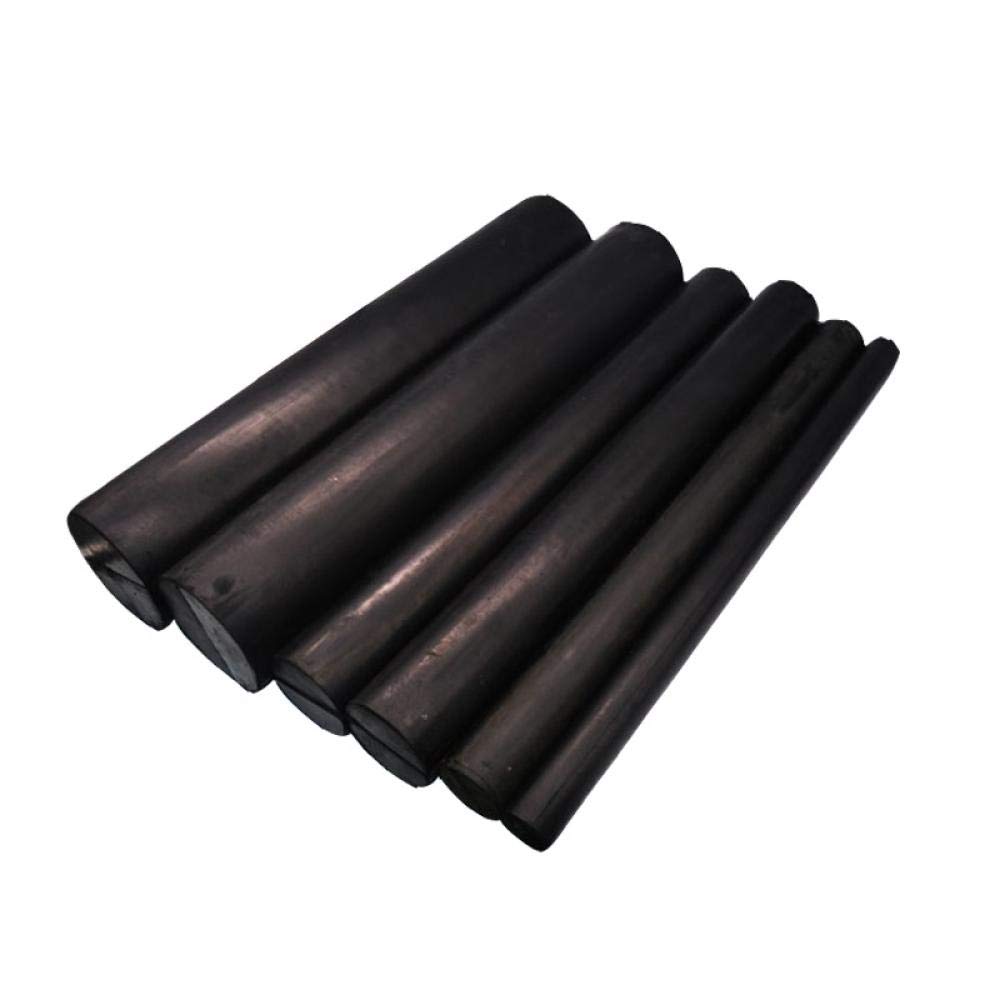Barra redonda de goma maciza resistente al aceite, 25 mm x 450 mm