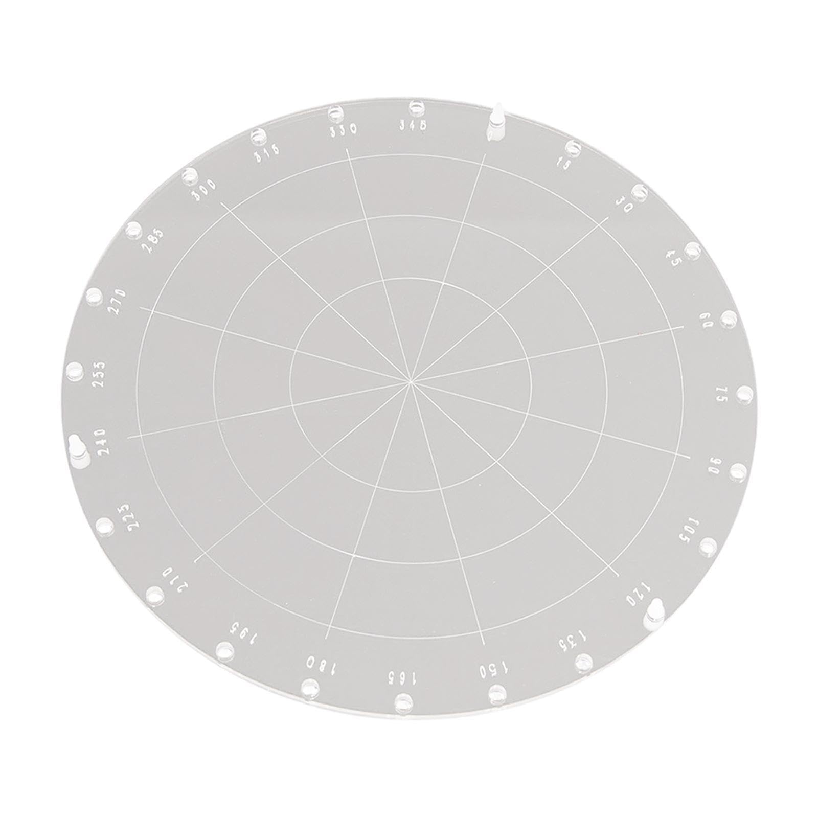 KIXZSAZ Spin Platform for Acrylic Stam Blocks Circle Tool Card Making and Scrapbooking Projects Transparent Stamp is Designed to Round Combination Patterns
