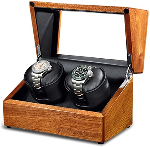 Remontoir montre automatique bois massif boite rangement moteur silencieux