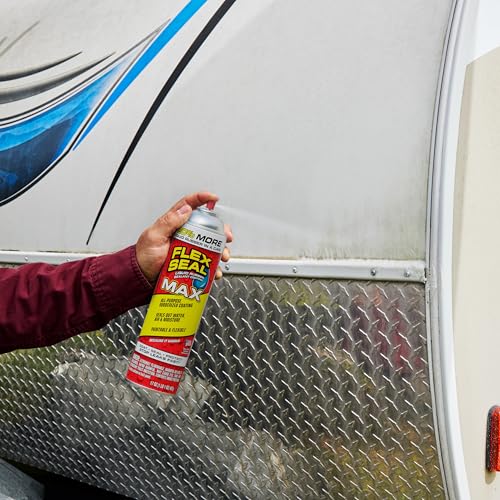 Image of Flex Seal MAX, 17 oz, 1-Pack, Black, Stop Leaks Instantly, Waterproof Rubber Spray On Sealant Coating, Perfect for Gutters, Wood, RV, Campers, Roof Repair, Skylights, Windows, and More