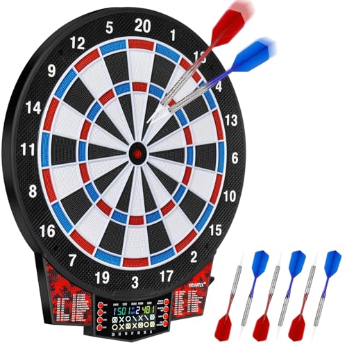 Yirinatek 15.5' Professional Electronic Dart Board for Adults - Electric Dart Board Set with 43...