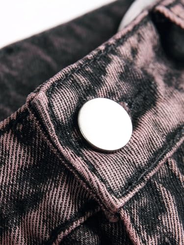 Mens Jeans Slim Fit Stretchy Trendy Goth Grunge Hip Hop Faded Dark Wash Skinny Ripped Jeans4