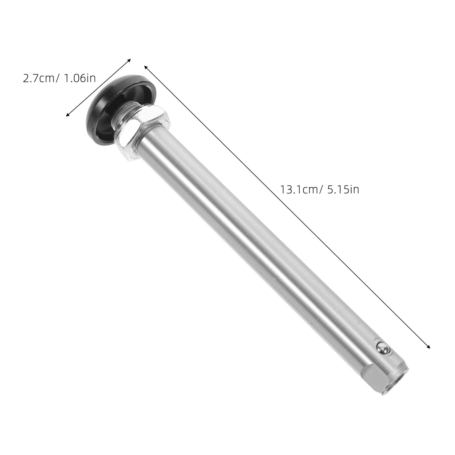 Eje de Repuesto de Acero Inoxidable para Silla de Ruedas, Pieza de Rueda Trasera, Liberación Rápida, Uso Interior y Exterior