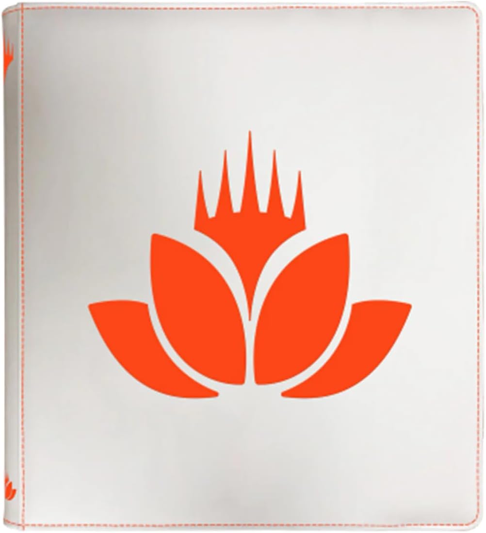 Ultra PRO - Mana 8 12-Pocket Zip PRO-Binder - Lotus for Magic: The Gathering, Holds & Protects 480 Standard Sized Cards, Collector's Edition Durable Trading Secure Side-Loading Pocket Binder