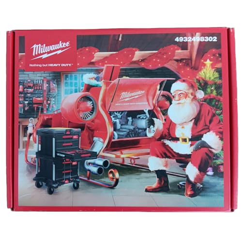 Milwaukee Adventskalender Werkzeug Geschenkset Advent 5-teilig für Handwerker & Heimwerker