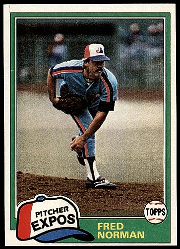 1981 Topps #497 Fred Norman Montreal Expos (Baseball Card) EX Expos