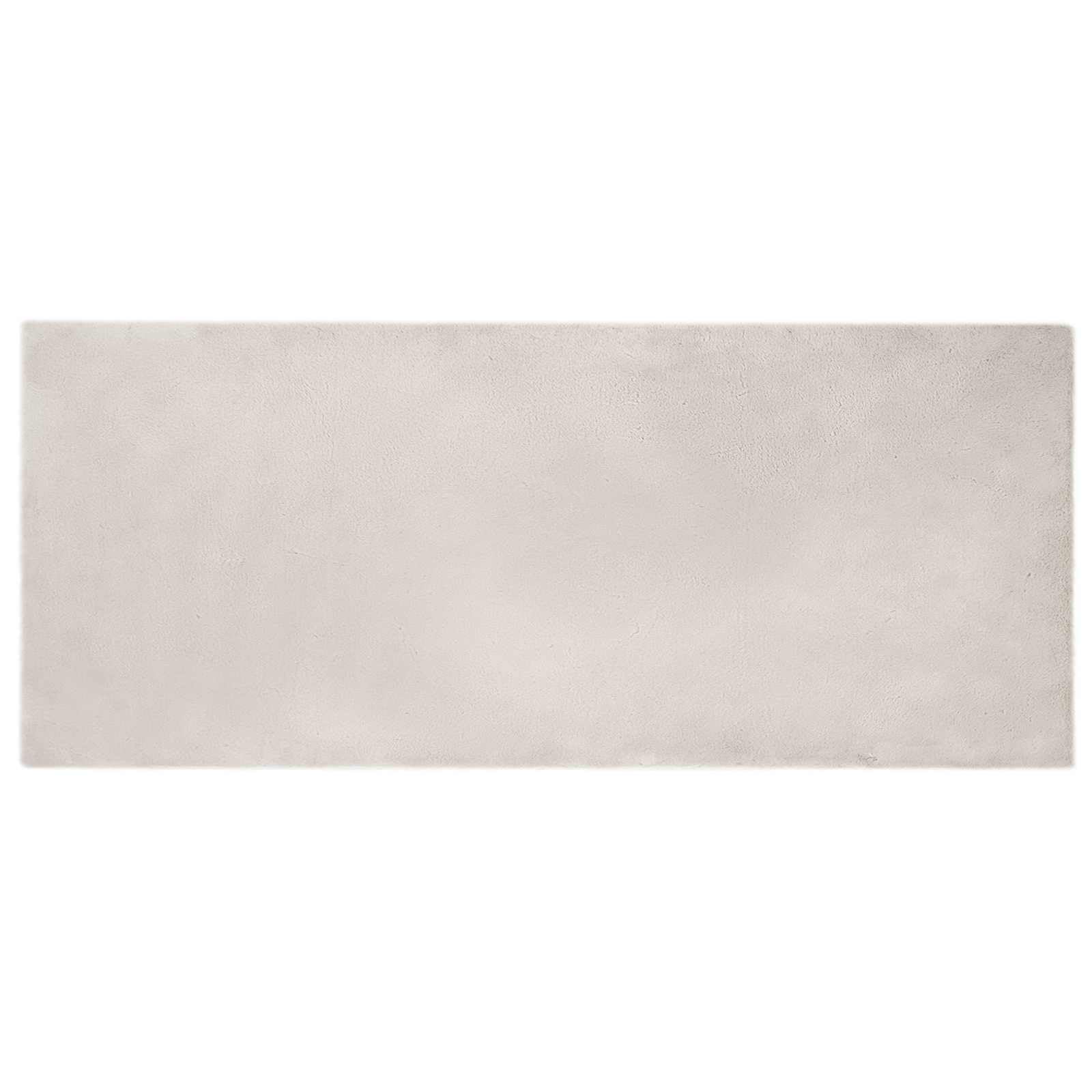 Kunstfellteppich 100x200 cm OLITE, Rutschfester Teppich in Beige, Weicher Webpelz-Teppich, Kunstkaninchenfell-Optik, Flauschige Wohndeko für Wohnzimmer Schlafzimmer