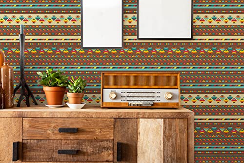 Image of Amazon Brand - Solimo PVC Self-Adhesive Wallpaper, Traditional Design, 41cm x 4.56m