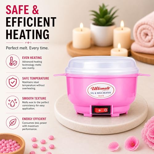 Image of Oil & Wax Heater for Melting Wax, Heating Massager Oil and Liquifying Ghee