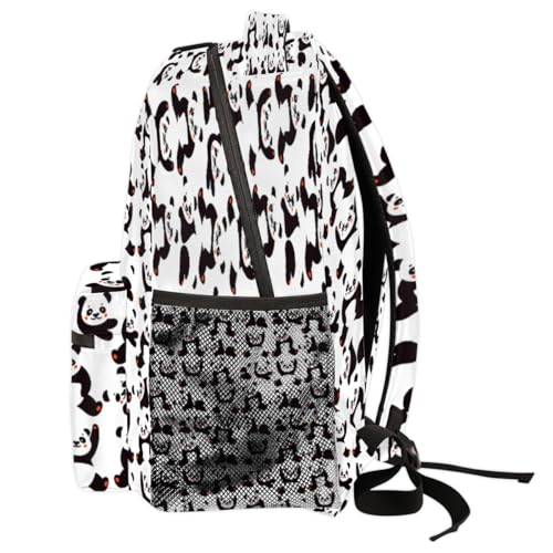 Sac à dos d'école panda mignon pour les sorties et le voyage - 4
