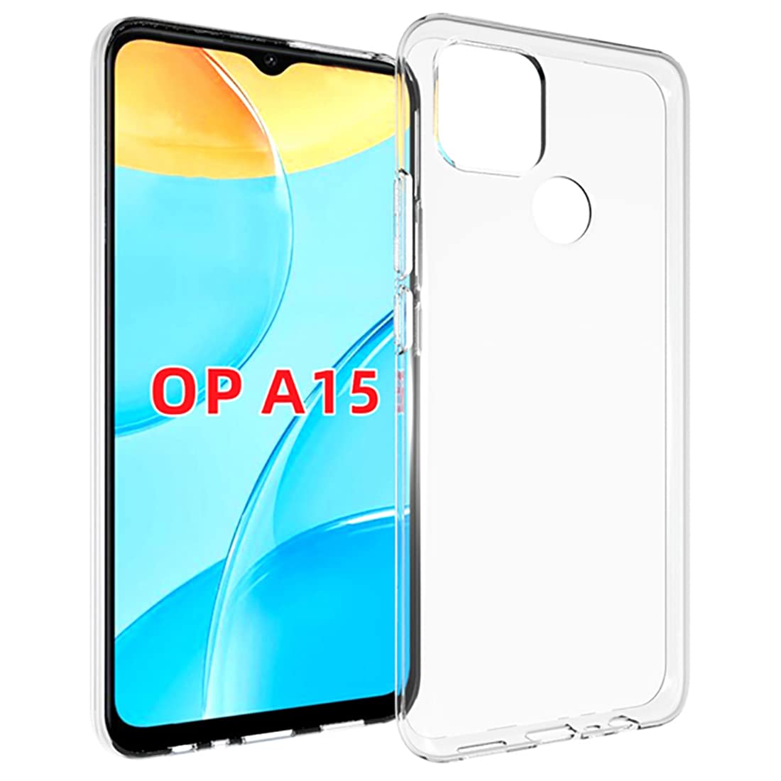 Amazon Brand - Solimo Mobile Cover for Oppo A15 (Soft & Shockproof Back Case with inbuilt Cushioned Edges), Transparent (B08PFT4S6Y) Amazon Price History, Amazon Price Tracker