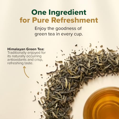 Image of VAHDAM Himalayan Green Tea Loose Leaf (12oz|170+ Cups) Long Leaf Green Tea