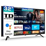 ✅ Accesorios: Mando a distancia con acceso directo a Netflix, Youtube, y función "Hey Google". Pilas para mando a distancia. Manual de usuario y textos en pantalla (OSD) Multidioma.