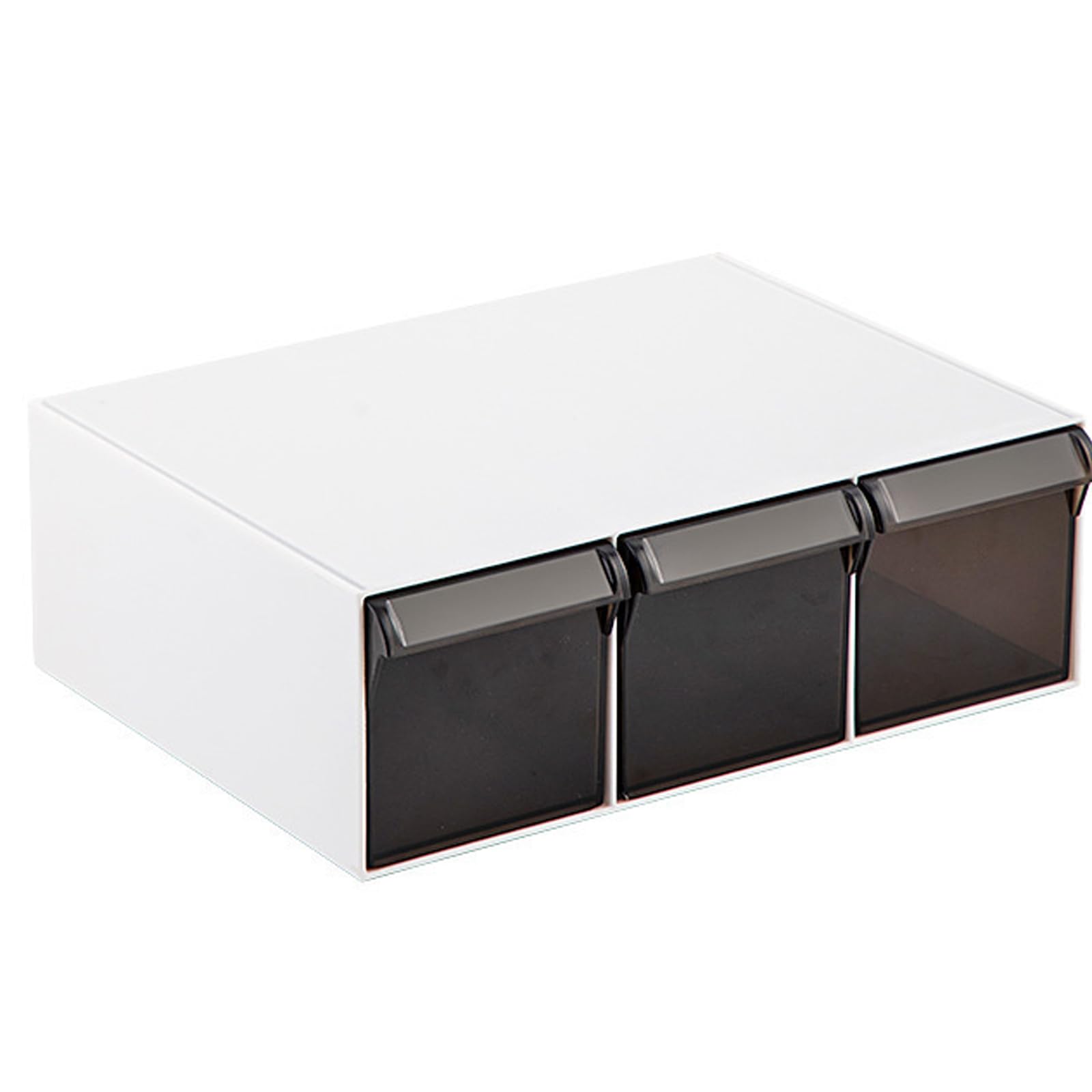 Hsioluted Desk Storage Box Desk Drawer Storage Box Student Data Line Stationery Supplies Shelf Open for Monitor