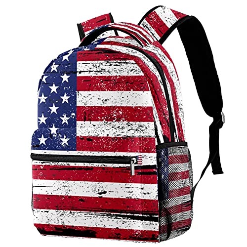 Sac à dos de voyage patriotique pour les sorties scolaires et vacances des jeunes