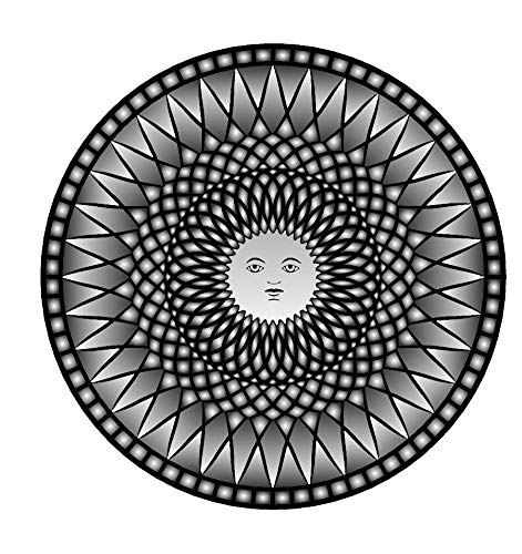 Creative Haven Rose Windows Coloring Book: Create Illuminated Stained Glass Special Effects (Adult Coloring Books: Art & Design) - Image 3