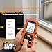 Elitech Laser Measuring Tool 165ft with Mute, Ft/in/M Switching for Home Renovation & DIY