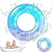 Bague de Natation Ciel Etoilé, Anneau de Natation, Bouée Gonflable de Piscine, Anneau de Natation ​Gonflable avec Paillettes en Durable et Sécuritaire Parfait pour La Piscine La Fête Adulte Enfant