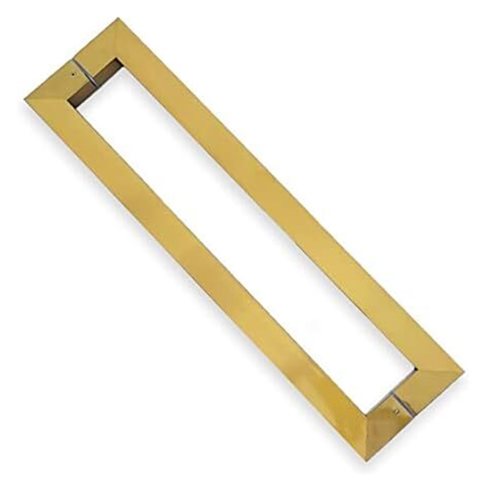 LQZAXSRDR Sliding Barn Door Handle, Stainless Steel Glass Door Handle Barn Shower Entry Multicolor Multi Sizes 2 Pack(Gold,44cm(173/8")*40cm)