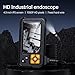Sorandy Endoscope Camera with Light, 8mm Dual Lens 1080P HD Industrial Endoscope, 4.3in LCD IP67 Plumbing Camera with 8 Adjustable LEDs, Ideal for Sewer Drain Pipe HVAC (5m)