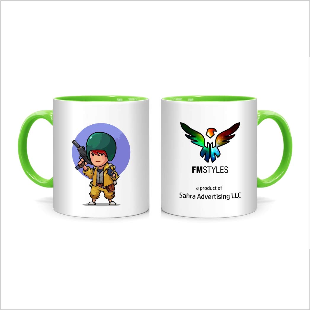 FMstyles PUBG Fanart on Behance Mug, Green, FMS573