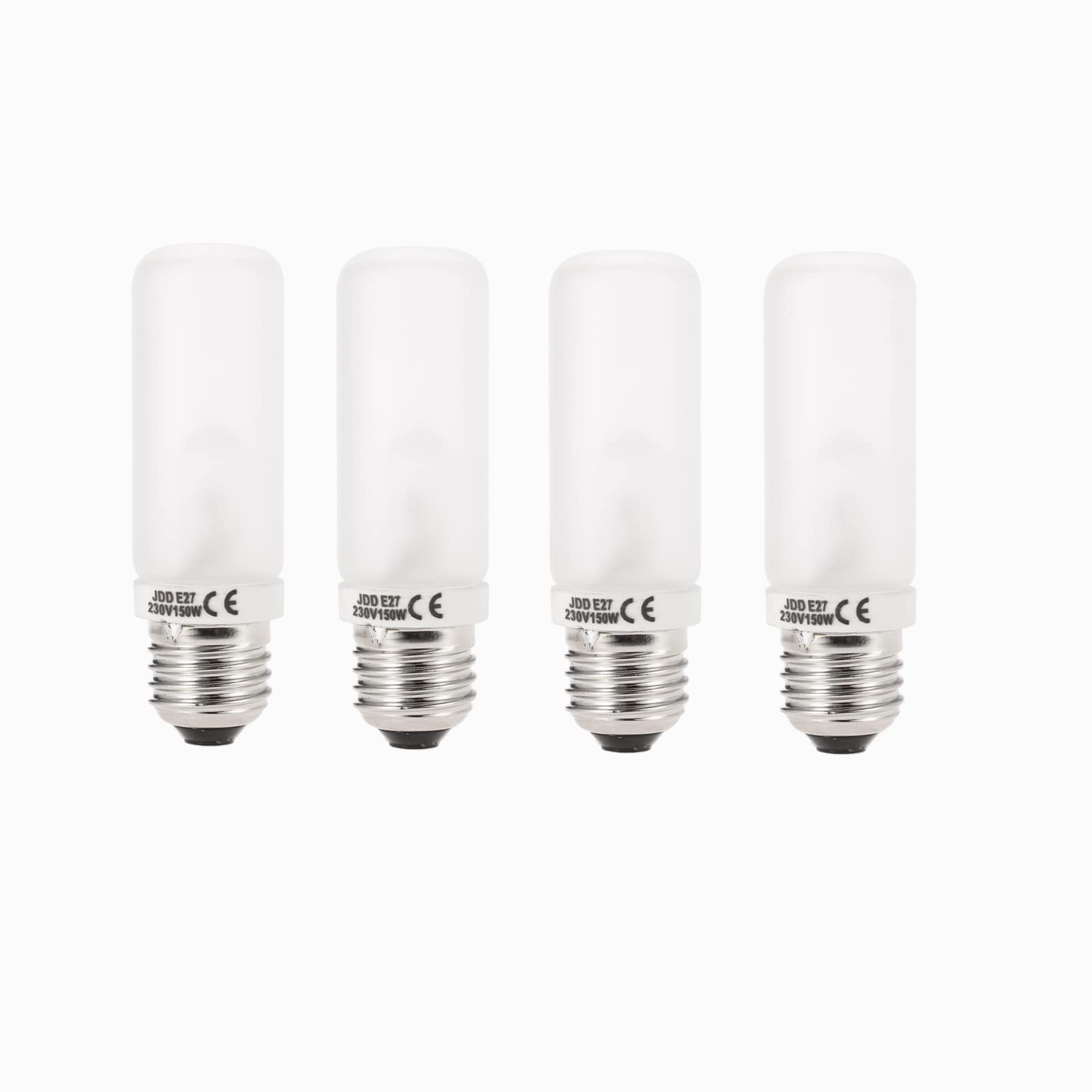 Andoer 4 x lámpara fotográfica, JDD 150 W, E27, flash de estudio, modelado, tubo de luz, 220V-240V/230V