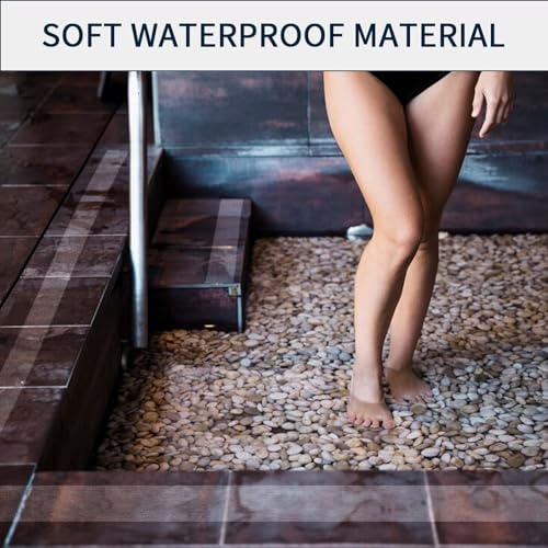 Image of Clear Anti Slip Tape for Stairs & Bathtubs, 2 inch x35FT Non-Skid Transparent Grip Tape - Soft PVC Safety Traction for Bare Feet, Pool Decks, Boats, Shower Floors