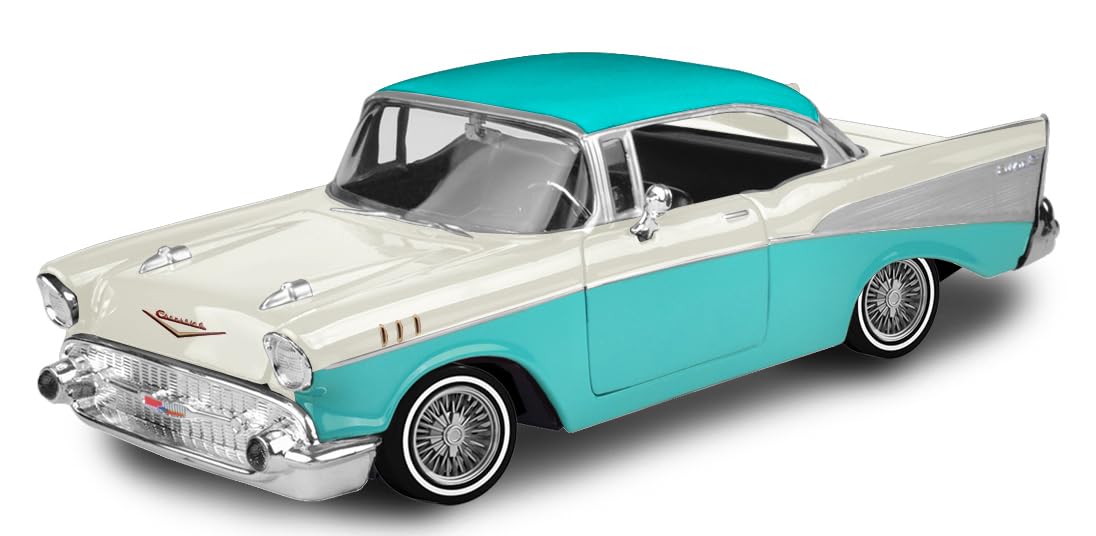 Amazon.com: 1957 Chevy Bel Air Lowrider Turquoise Metallic and