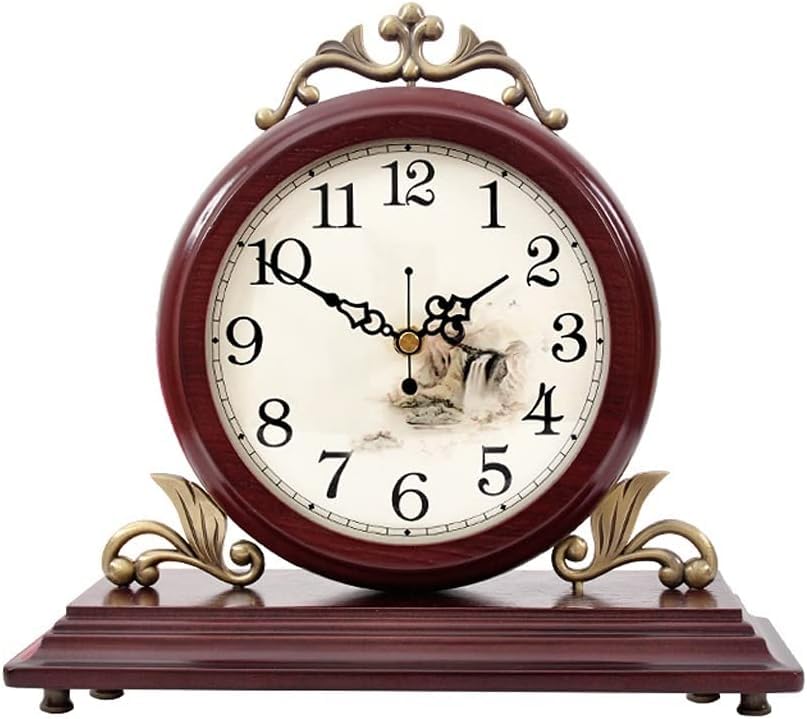 Vintage Mantel Clock for Living Room Above Fireplace,Mantle Clocks,for Apartment Restaurant Living Room