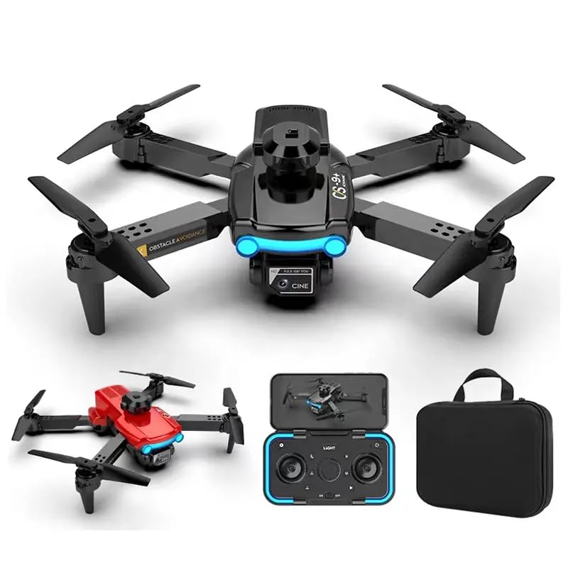 Divera-Drone-with-4K-Camera-WiFi-FPV-1080P-HD-Dual-Foldable-RC-Drone-Altitude-Hold-Headless-Mode-Visual-Positioning-Auto-Return-App-Control-Multicolor (F12)