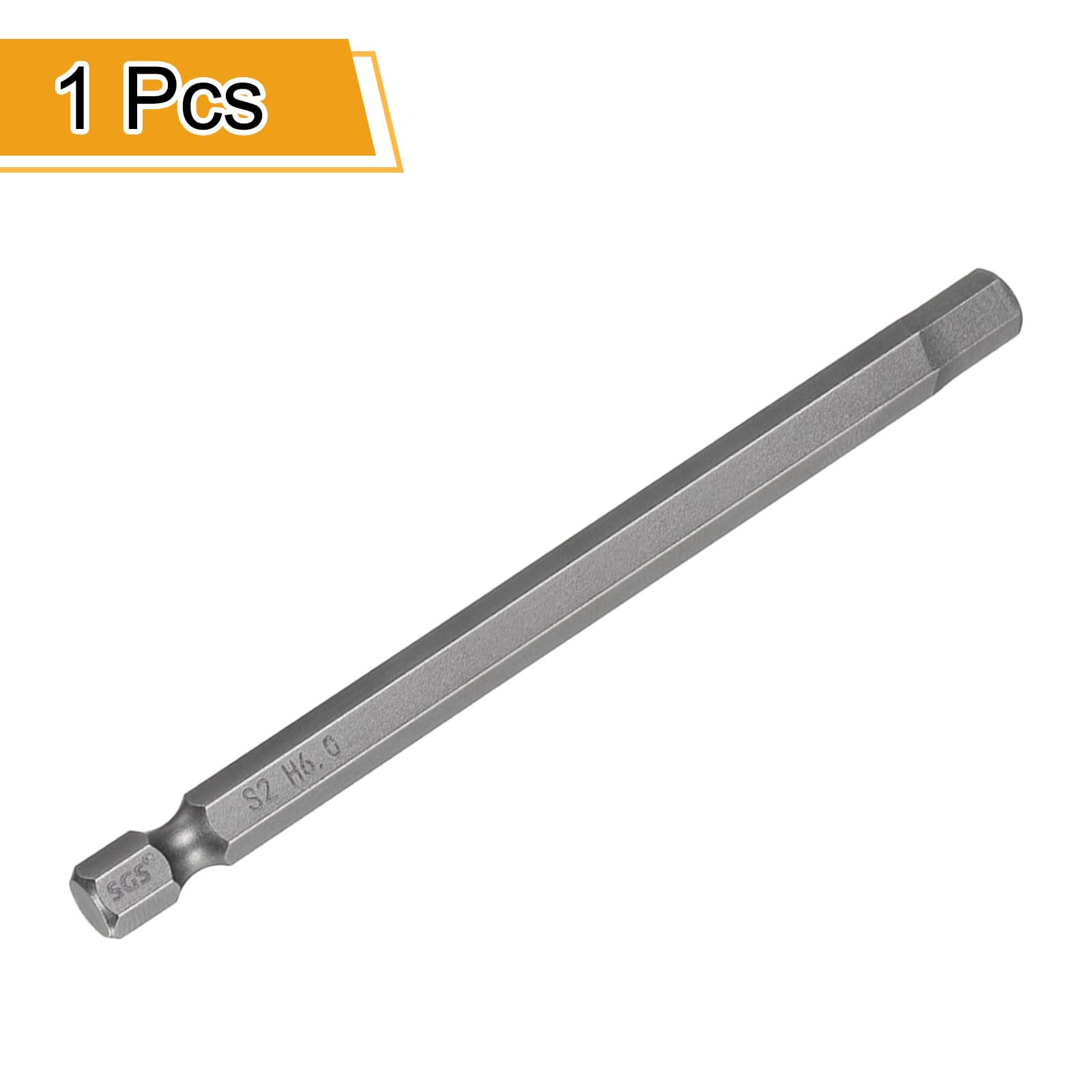 4 Embouts Tournevis Hexagonaux H6 6mm - Uxcell - Pour Bricolage