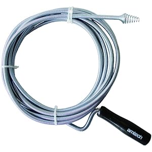 Amtech S1895 Flexible Drain Auger & Waste Pipe Unblocker