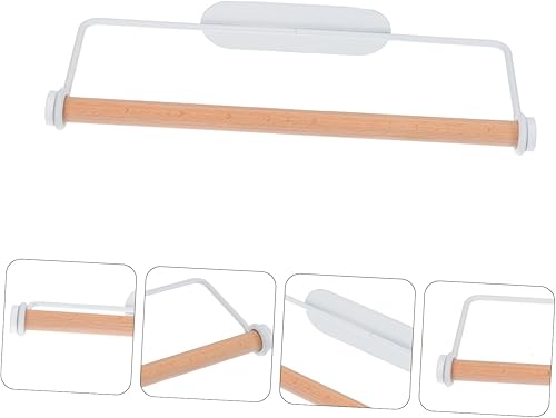Miniatura 2 de DOITOOL 1 rollo de rollo de papel para colgar en pared, dispensador de toallas de papel, soporte de pared para toallas de papel, soportes de estante