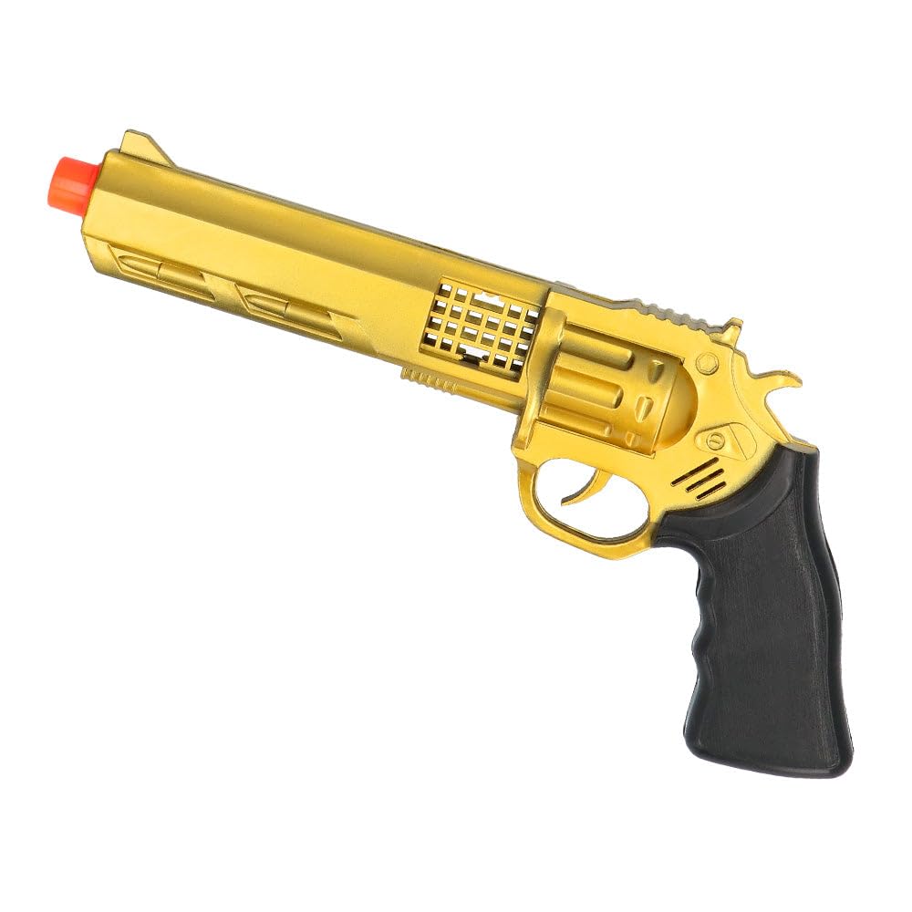 Boland Gold Toy Pistol Costume Accessory 26cm with Sound