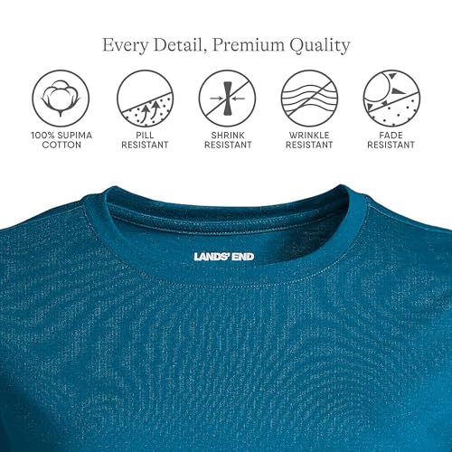 Lands' End Women's Supima Long Sleeve Crew Tee - image 3