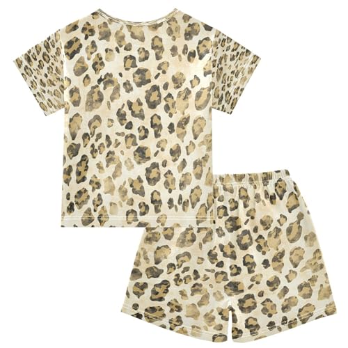 senya Short Sleeve Pajamas Sets Summer Cotton Sleepwear Plain Background2