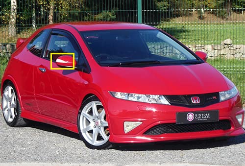 RZG 2 Indicatori Di Direzione Laterali A LED Fumé Per Honda Civic MK8 2005-2011 (Ambra)