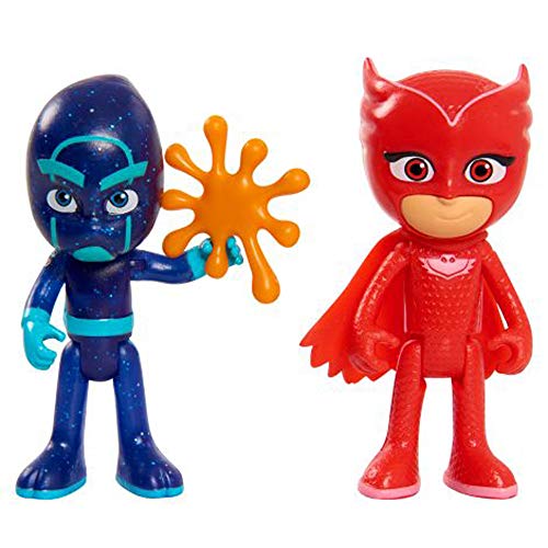 PJ Masks - Pack de 2 Figuras (BUHITA Y NINJA NOCTURNO)