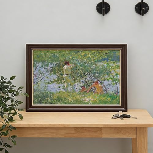 Tableau Leafy June Henry Scott Tuke - Solution décoration murale pour petits espaces