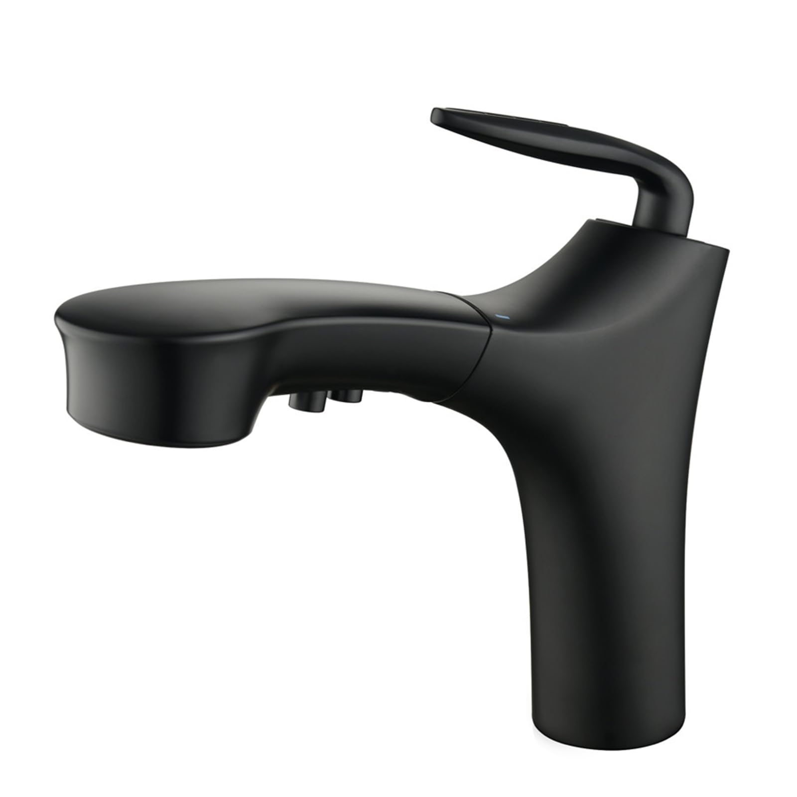 Grifo para lavabo monomando con rociador extraíble y agua fría y caliente