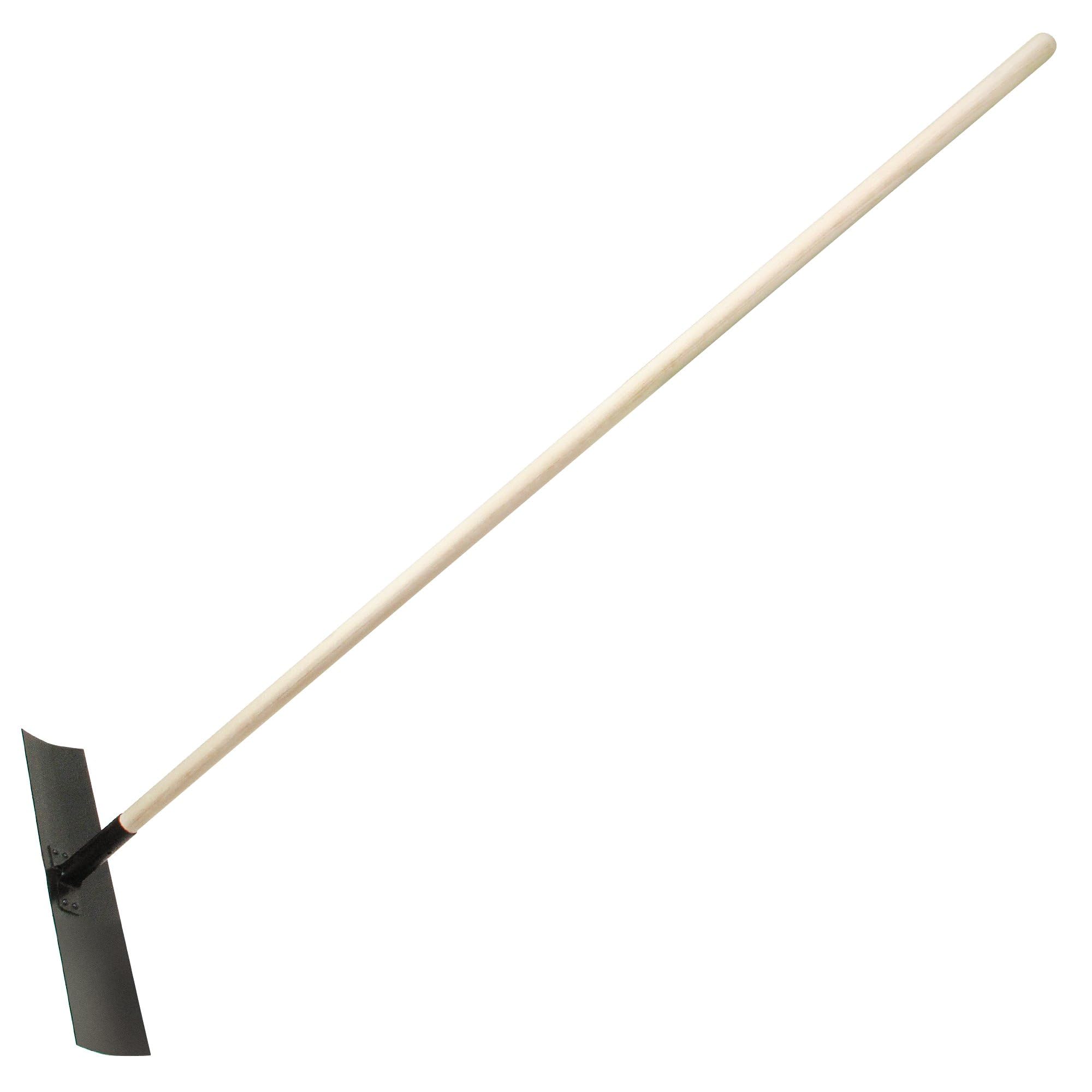 Esparcidor de hormigón, concreto de Acero de 48 x 10 cm sin gancho y mango de madera 137 cm KRAFTTOOL MADE IN USA