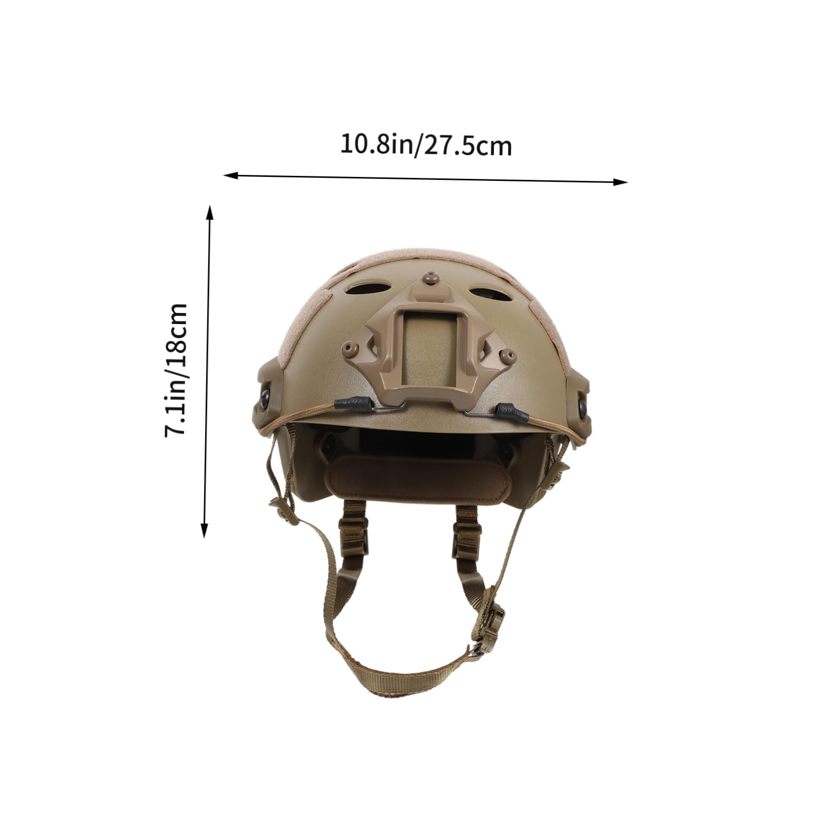 Casque de Sécurité Antichoc pour Cyclisme Extérieur, Abs Marron
