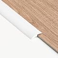 Floor Transition Strip Self Adhesive, PVC Flooring Threshold Edging Trim Strip Suitable for Carpet Threshold Transition with a Height Less Than 3 mm 6.56 feet (White, 7MM)