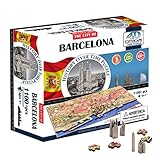 4D Cityscape Barcelona, Spain Time Puzzle
