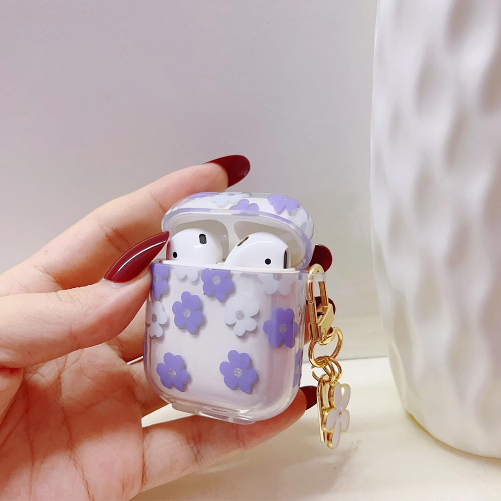 Amazon | Faneiy AirPods Proケース キーチェーン付き、かわいいクリア