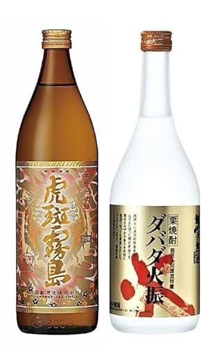 ダバダ 火振 720ml 虎班霧島 900ml ギフト セット 敬老の日 焼酎 飲み比べセット 2本 虎班 霧島ギフト 飲み比べ 酒 人気 御祝 霧島 ギフトセット 栗 米川水産