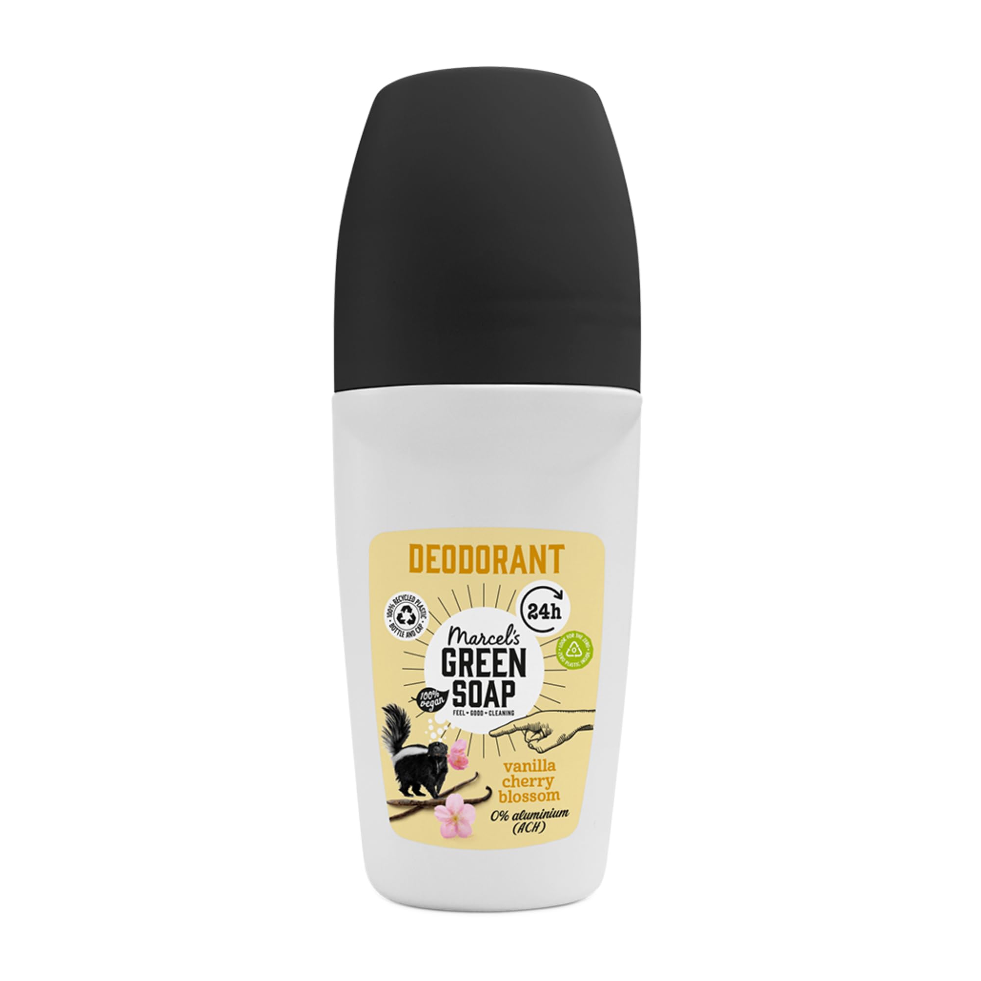 Marcel's Green Soap Roll On Deodorant Vanilla & Cherry Blossom