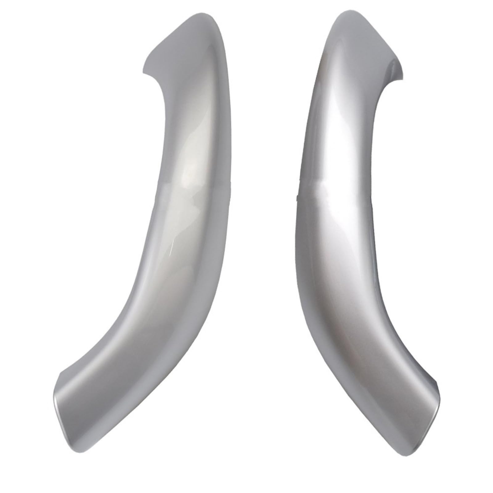 Gtdtixc Silver-2Pcs Car Door Inner Handle For Bmw X1 F48 F49 2016-2019 X2 F39 2017-2020 Car Inner Door Handle Carbon Fiber Handles Car Styling(Silver-2Pcs)